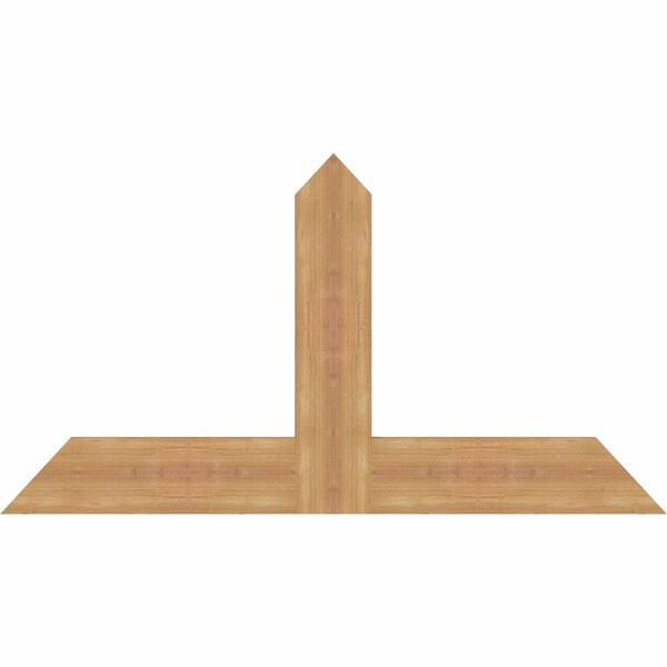 Ekena Millwork Portland Timber Gable Bracket, Western Red Cedar, 48"W x 26"H x 1 1/2"D x 5 1/2"F, 13/12 Pitch GBW048X26X0206POR00SWR - main